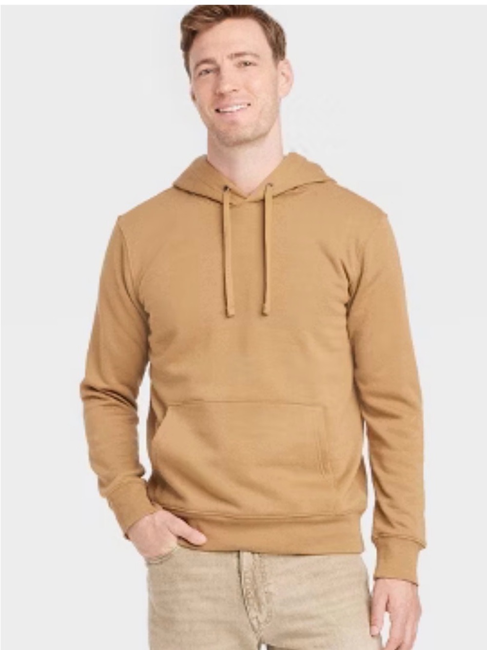 NWT Men's Hooded Sweatshirt - Goodfellow & Co™ Brown Small